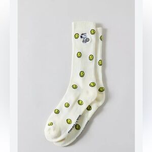 Peanuts Character Patterned White Socks